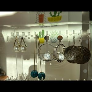 Vintage Earrings-4 Pairs